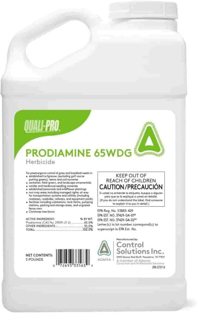 Prodiamine pre-emergent weed killer